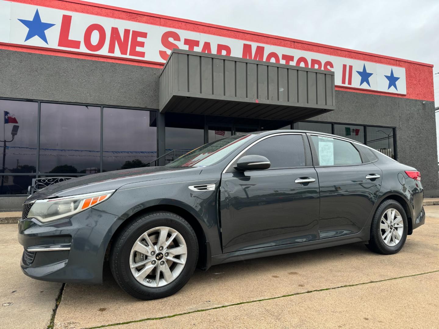 2016 GRAY KIA OPTIMA (KNAGT4L39G5) , located at 5900 E. Lancaster Ave., Fort Worth, TX, 76112, (817) 457-5456, 0.000000, 0.000000 - Photo#0